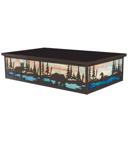 Wildlife at Pine Lake 8 Light 36" Wide Flush Mount Ceiling Fixture