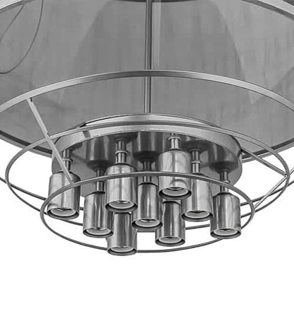 Cilindro 9 Light 24" Wide Suspension Pendant