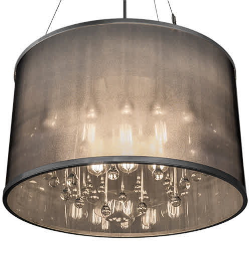 Cilindro 9 Light 24" Wide Suspension Pendant