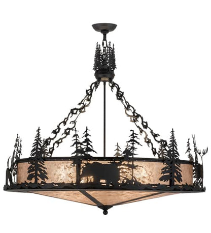 Wildlife at Dusk 6 Light 40" Wide Pendant