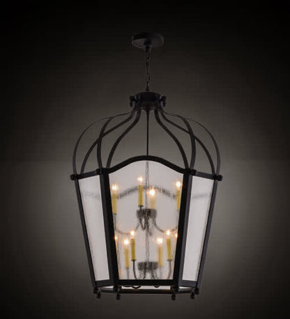 Citadel 10 Light 33" Wide Taper Candle Pendant