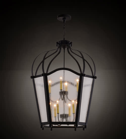 Citadel 10 Light 33" Wide Taper Candle Pendant