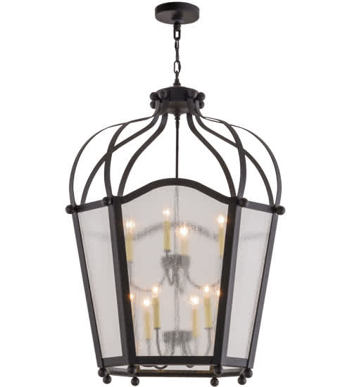 Citadel 10 Light 33" Wide Taper Candle Pendant