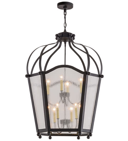 Citadel 10 Light 33" Wide Taper Candle Pendant