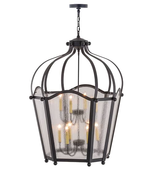 Citadel 10 Light 33" Wide Taper Candle Pendant