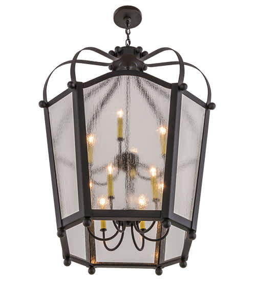 Citadel 10 Light 33" Wide Taper Candle Pendant