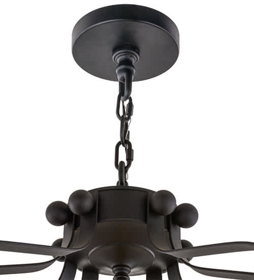 Citadel 10 Light 33" Wide Taper Candle Pendant