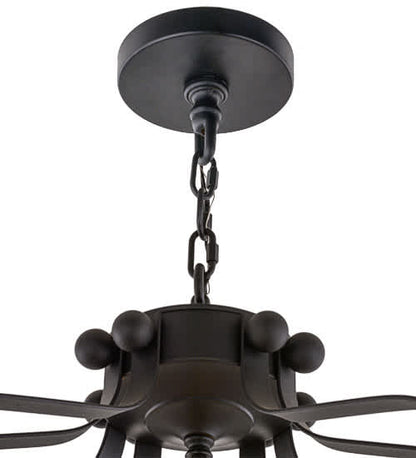 Citadel 10 Light 33" Wide Taper Candle Pendant