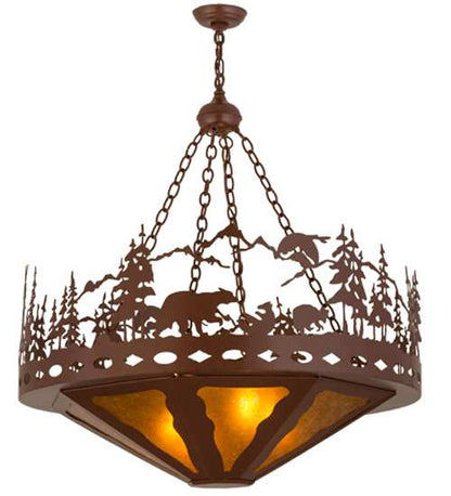 Bear Family 4 Light 36" Wide Pendant