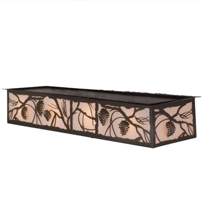 Whispering Pines 8 Light 50" Wide Flush Mount Ceiling Fixture