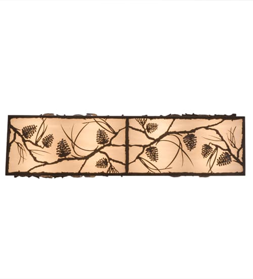 Whispering Pines 8 Light 50" Wide Flush Mount Ceiling Fixture