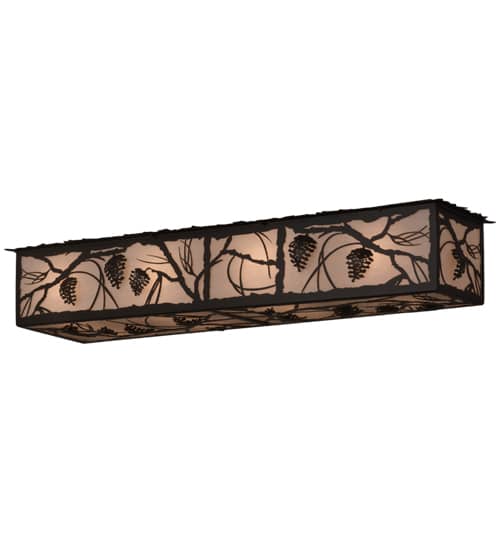 Whispering Pines 8 Light 50" Wide Flush Mount Ceiling Fixture