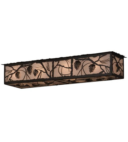 Whispering Pines 8 Light 50" Wide Flush Mount Ceiling Fixture