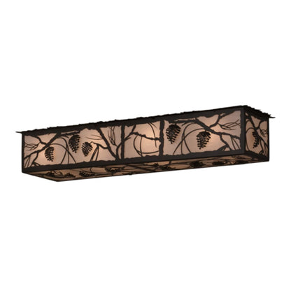 Meyda Tiffany Whispering Pines 8 Light 50" Wide Flush Mount Ceiling Fixture
