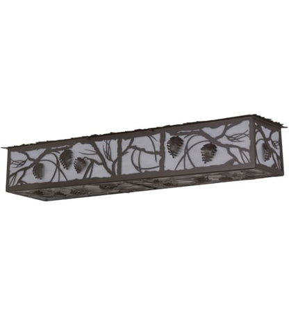 Whispering Pines 8 Light 50" Wide Flush Mount Ceiling Fixture