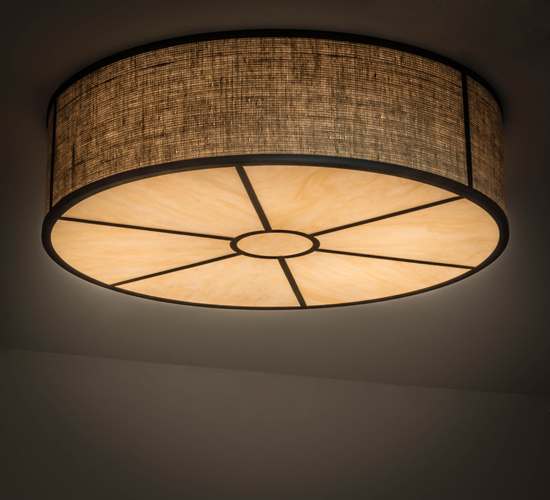 Cilindro 6 Light 36" Wide Flush Mount Drum Ceiling Fixture