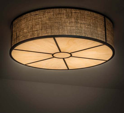 Cilindro 6 Light 36" Wide Flush Mount Drum Ceiling Fixture