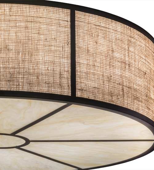 Cilindro 6 Light 36" Wide Flush Mount Drum Ceiling Fixture