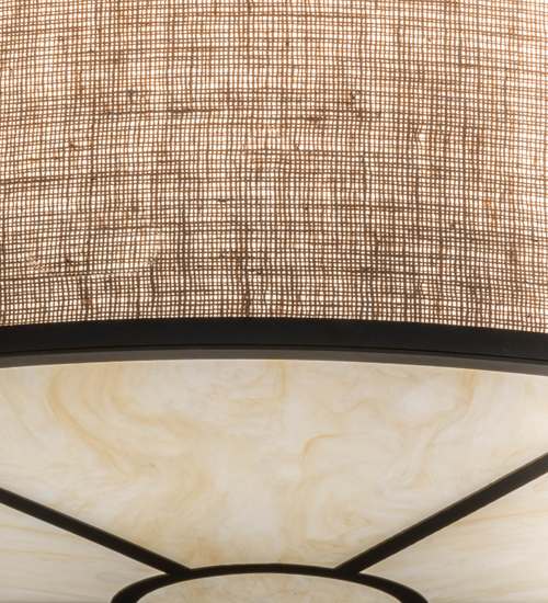 Cilindro 6 Light 36" Wide Flush Mount Drum Ceiling Fixture