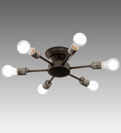 Cilindro 6 Light 36" Wide Flush Mount Drum Ceiling Fixture
