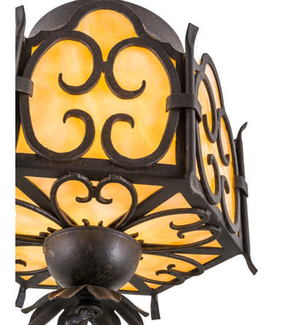 Radha 11" Wide Semi-Flush Drum Ceiling Fixture