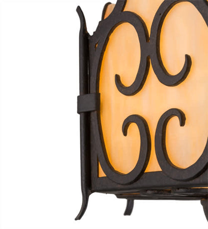 Radha 11" Wide Semi-Flush Drum Ceiling Fixture