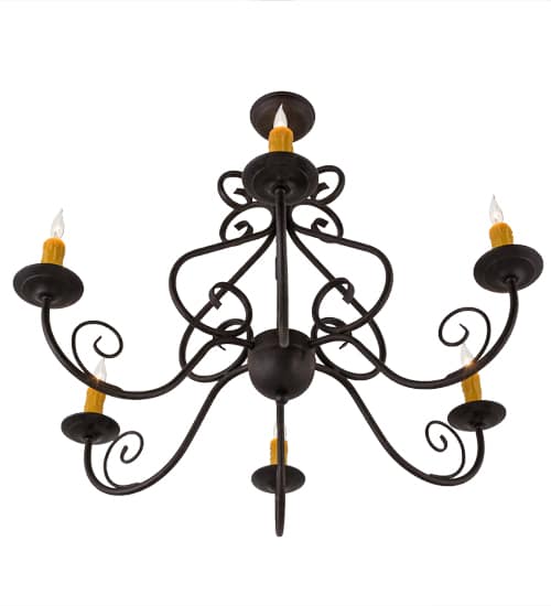 Jenna 6 Light 36" Wide Taper Candle Style Chandelier