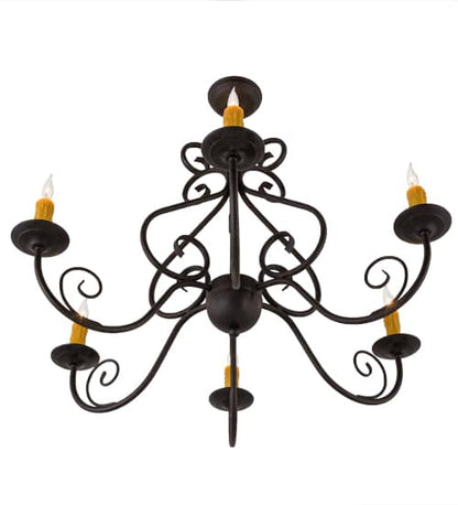 Jenna 6 Light 36" Wide Taper Candle Style Chandelier