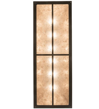Tri-Panel 6 Light 17" Wide Linear Pendant