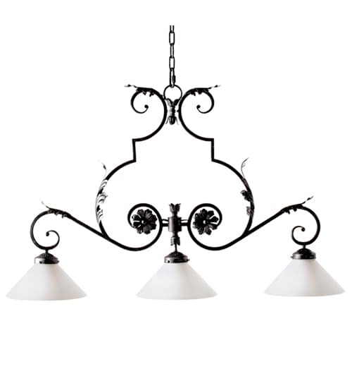 Dahlia 3 Light 12" Wide Linear Pendant