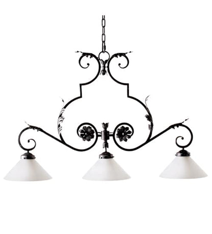 Dahlia 3 Light 12" Wide Linear Pendant