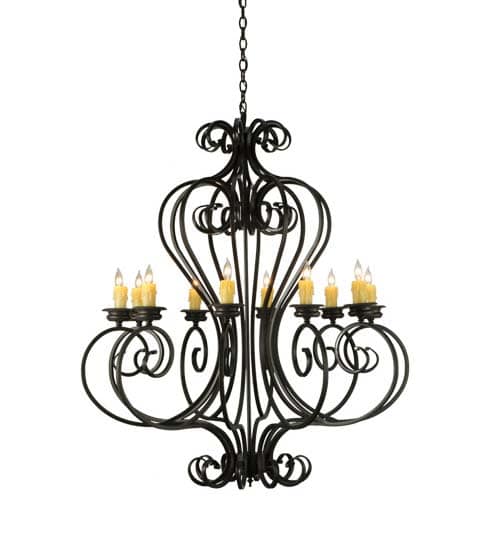 Fernando 10 Light 42" Wide Taper Candle Style Chandelier