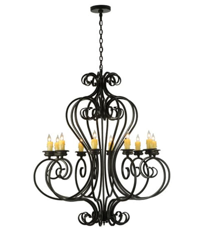 Fernando 10 Light 42" Wide Taper Candle Style Chandelier