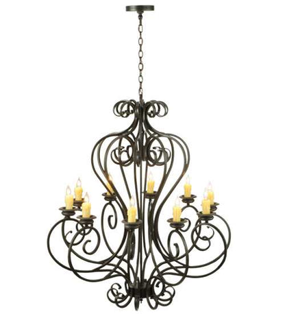 Fernando 10 Light 42" Wide Taper Candle Style Chandelier