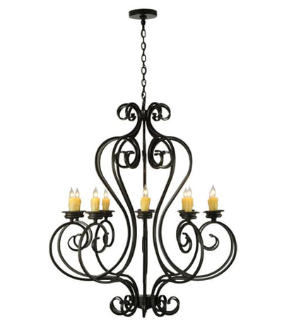 Fernando 10 Light 42" Wide Taper Candle Style Chandelier