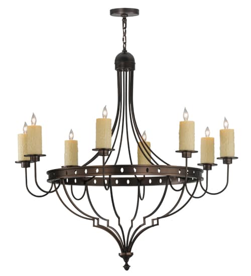 Bottini 8 Light 48" Wide Taper Candle Style Chandelier