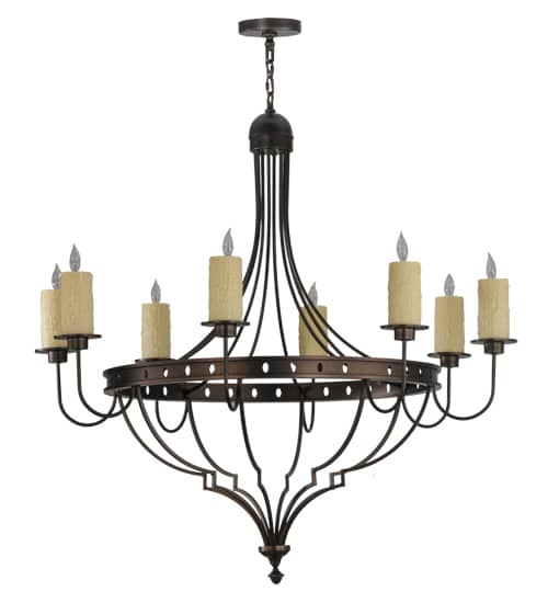 Bottini 8 Light 48" Wide Taper Candle Style Chandelier