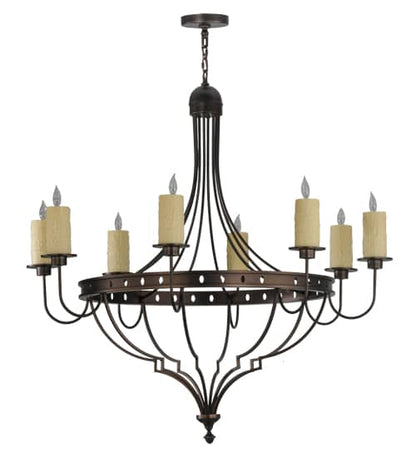 Bottini 8 Light 48" Wide Taper Candle Style Chandelier