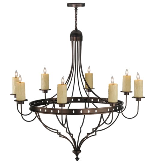 Bottini 8 Light 48" Wide Taper Candle Style Chandelier
