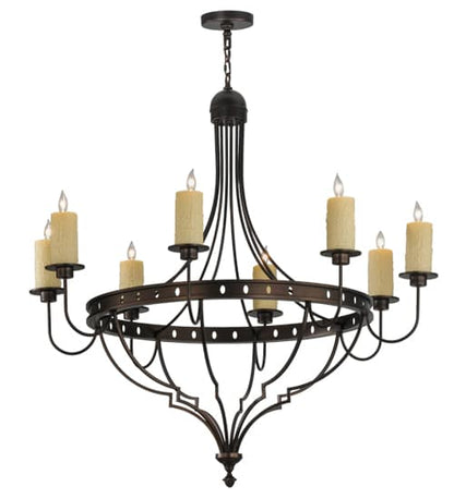 Bottini 8 Light 48" Wide Taper Candle Style Chandelier