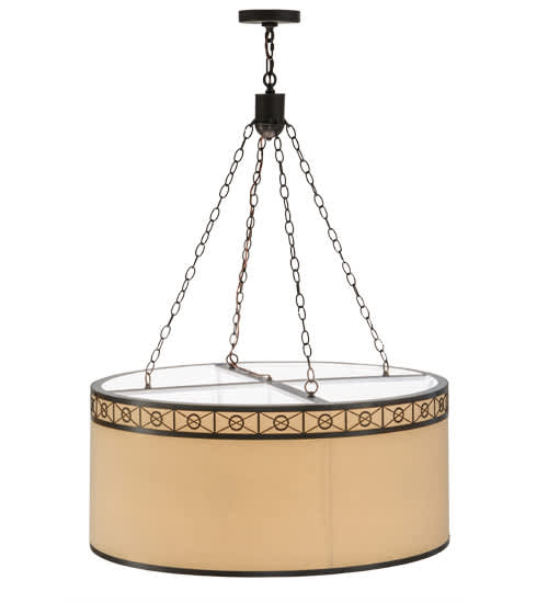 Cilindro 4 Light 37" Wide Suspension Pendant