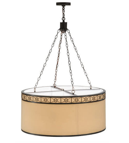 Cilindro 4 Light 37" Wide Suspension Pendant
