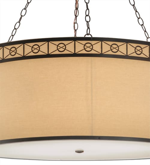 Cilindro 4 Light 37" Wide Suspension Pendant