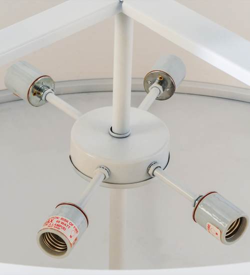 Cilindro 4 Light 37" Wide Suspension Pendant