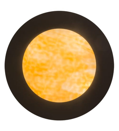 Pomona 4 Light 18" Wide Semi-Flush Drum Ceiling Fixture with Beige Glass Shade - Craftsman Brown Finish