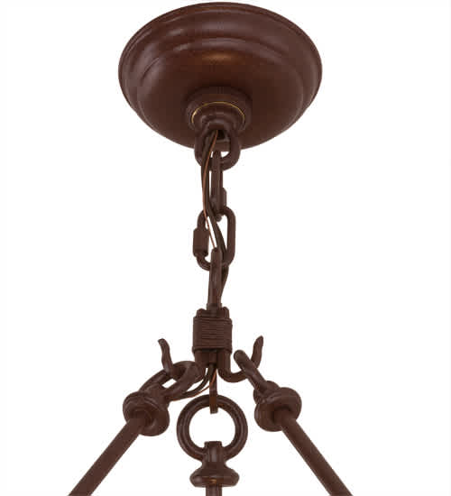 High Plains Rider and The Herd 5 Light 36" Wide Pendant