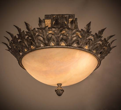 Hampton 2 Light 16" Wide Semi-Flush Bowl Ceiling Fixture