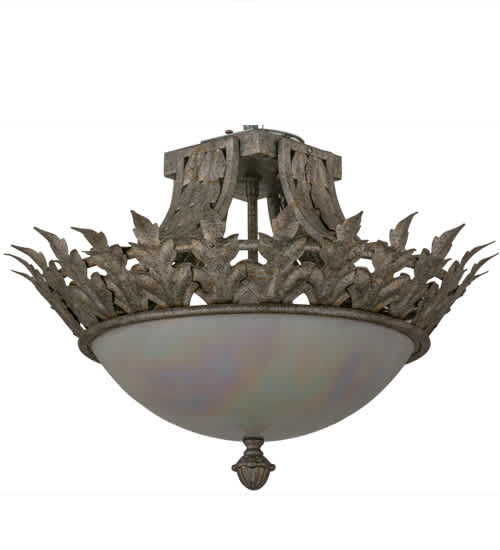 Hampton 2 Light 16" Wide Semi-Flush Bowl Ceiling Fixture