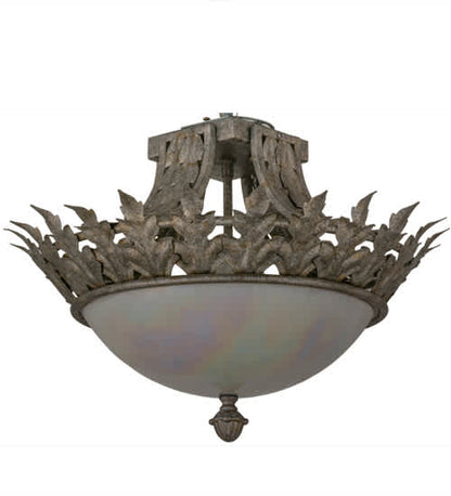 Hampton 2 Light 16" Wide Semi-Flush Bowl Ceiling Fixture