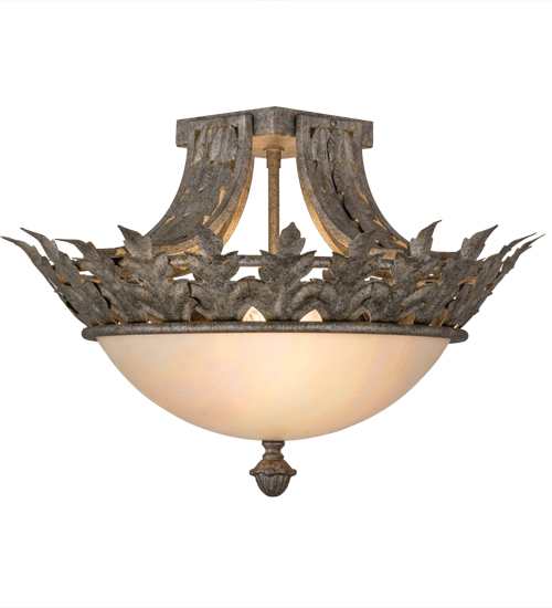 Hampton 2 Light 16" Wide Semi-Flush Bowl Ceiling Fixture